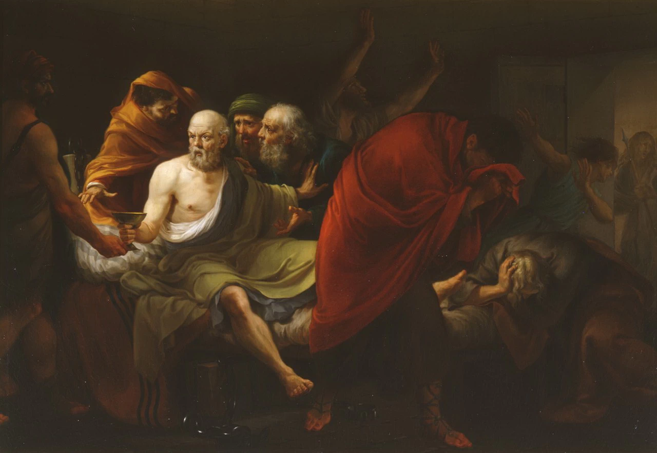 La morte di Socrate - Galleria Nazionale di Parma